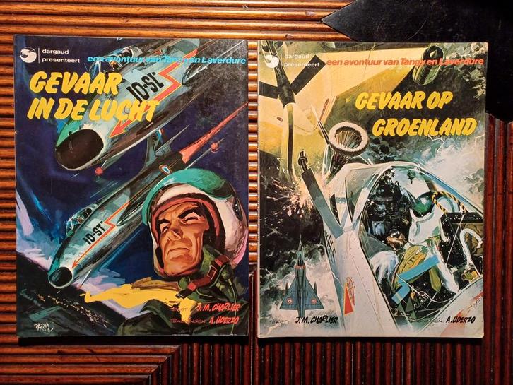 Lot Tangy en Laverdure - oorlogsstrips, Boeken, Stripverhalen, Zo goed als nieuw, Meerdere stripboeken, Ophalen of Verzenden