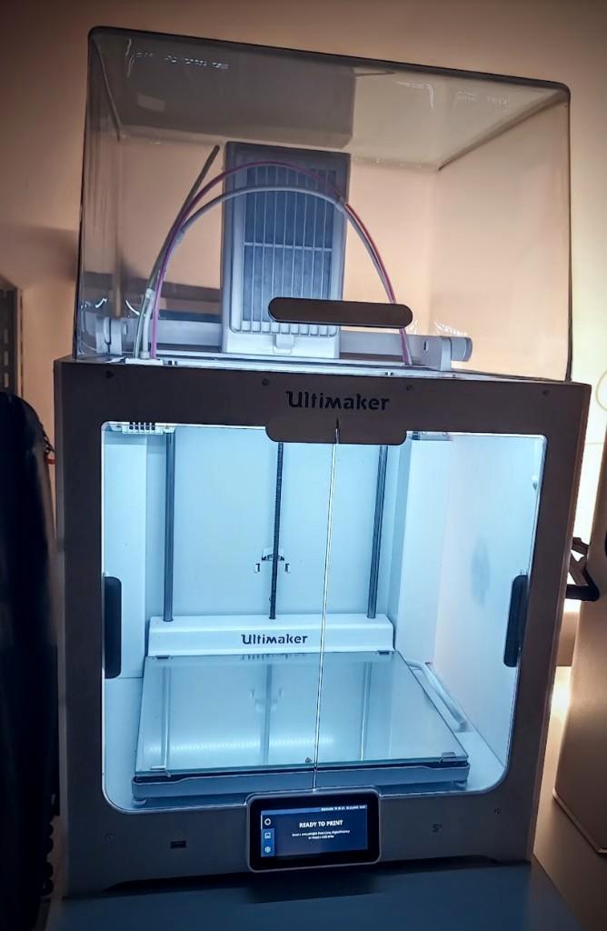 Ultimaker S5 3D printer + Air Manager, Computers en Software, 3D Printers, Zo goed als nieuw, Ingebouwde Wi-Fi, Ophalen