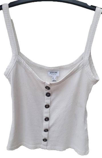 Wit topje van Aware van Vero Moda maat S beschikbaar voor biedingen