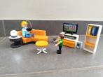 Salon moderne avec lampe - Playmobil 9267, Ophalen of Verzenden, Zo goed als nieuw, Complete set