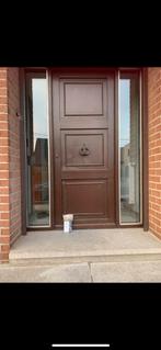 dubbel glas hout buitendeur MET rolluik !, Ophalen