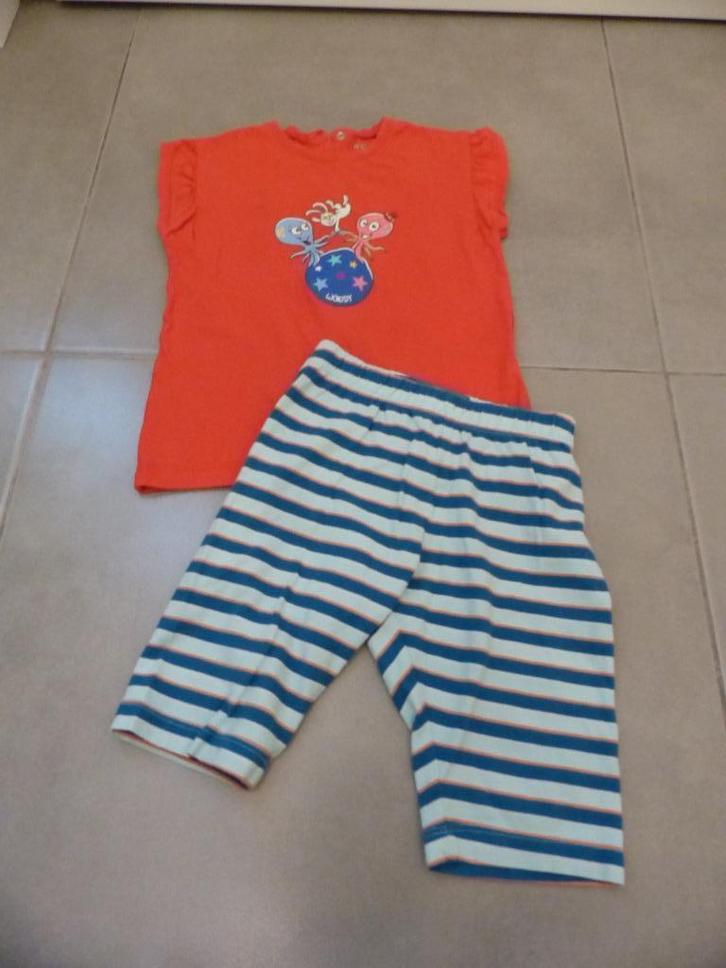 Woody pyjama meisje - maat 80 - perfecte staat, Kinderen en Baby's, Babykleding | Maat 80, Zo goed als nieuw, Meisje, Nacht- of Onderkleding