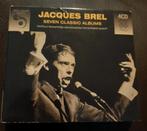 4 cds - Jacques brel- seven classic albums, CD & DVD, CD | Francophone, Utilisé, Enlèvement ou Envoi