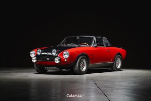 1970 Fiat 124 Abarth Tribute, Auto's, Abarth, Bedrijf, Overige modellen, Benzine, Cabriolet, 2 deurs, Handgeschakeld, Rood, Zwart