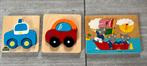 Houten kinderpuzzels, Kinderen en Baby's, Ophalen of Verzenden, Zo goed als nieuw, Van hout