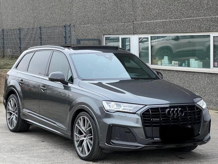 AUDI Q7 S-LINE 3.0 TDI QUATTRO TVAC GRIS DAYTONA 2023MODEL, Auto's, Audi, Bedrijf, Q7, 360° camera, 4x4, ABS, Achteruitrijcamera