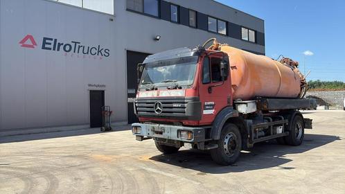 Mercedes-Benz SK 1824 (11.000 L VACUUM / HYDROCUREUR / V6 /, Auto's, Vrachtwagens, Bedrijf, Te koop, ABS, Open dak, Mercedes-Benz
