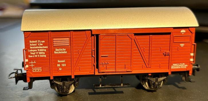 3135. DR H0 Märklin overdekte auto., Hobby en Vrije tijd, Modeltreinen | H0, Zo goed als nieuw, Wagon, Märklin, Ophalen of Verzenden