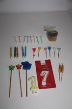 rest kaarsen verjaardagskaarsjes voor hobby smelten, Ophalen of Verzenden, Gebruikt, Kaars