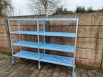 demonteerbaar koelcelrek op wielen 2330mm 500mmd1760mm, Ophalen, Gebruikt