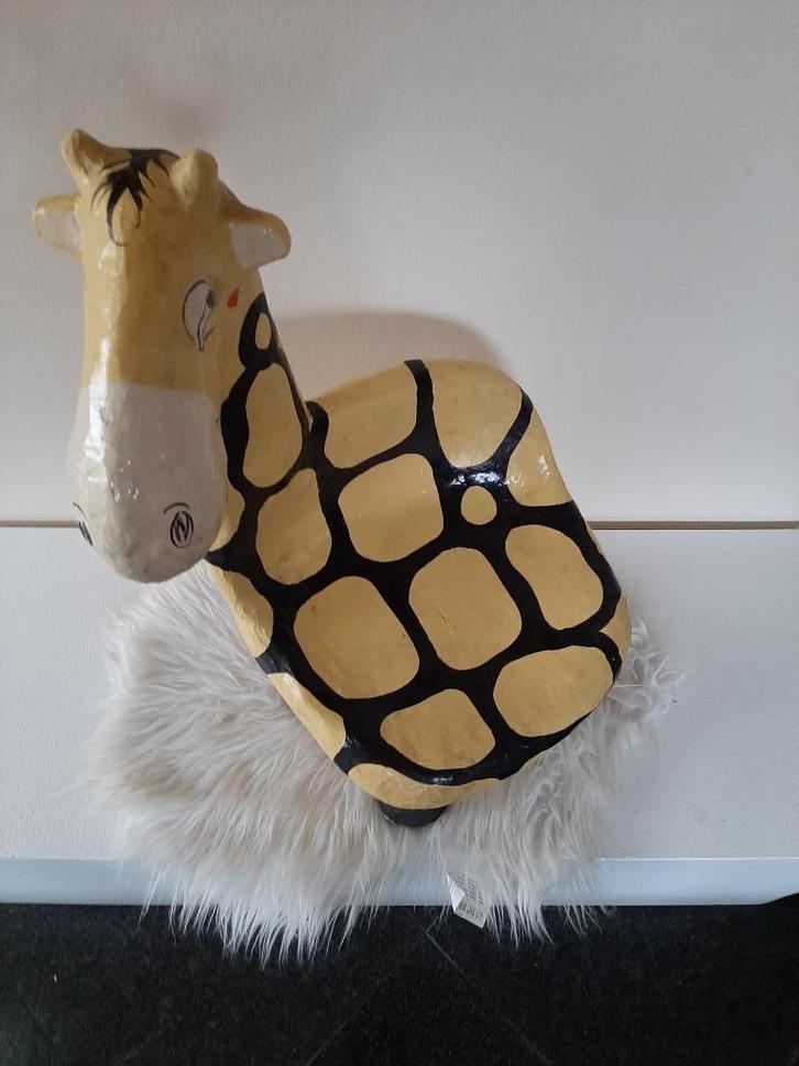 uniek kunstig kinderstoeltje in de vorm van een giraf, Antiek en Kunst, Kunst | Beelden en Houtsnijwerken, Ophalen