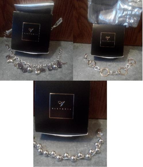 Bracelet VICTORIA - Jamais portés (3 modèles) -NEUF, Bijoux, Sacs & Beauté, Bracelets, Neuf, Or, Or, Enlèvement ou Envoi