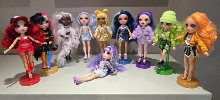 Énorme lot Rainbow high, Verzamelen, Poppen, Zo goed als nieuw, Pop, Ophalen