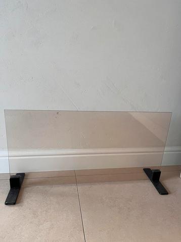 Haardscherm / glas voor haard, Enlèvement, Comme neuf, Cheminée sur pied, Cheminée au bois