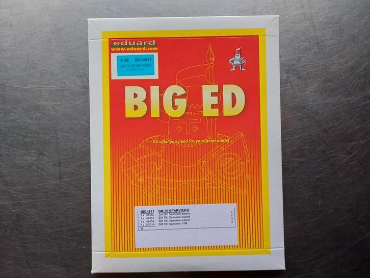 BIG ED Eduard, 1/48 voor SM 79 Sparviero, Hobby en Vrije tijd, Modelbouw | Vliegtuigen en Helikopters, Nieuw, Ophalen of Verzenden