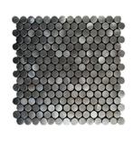 Mozaiëk Reflections Penny Round Gun Metal 19mm op matje, Doe-het-zelf en Bouw, Tegels, Ophalen, Nieuw, 20 tot 40 cm, 10 m² of meer