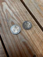 2, 2 euro munten van strijdt tegen kanker, Ophalen, Nieuw, Zilver, Verzilverd