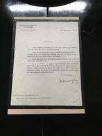 Lettre circulaire sur la mort de la reine Astrid 1935, Autres types, Utilisé, Enlèvement ou Envoi