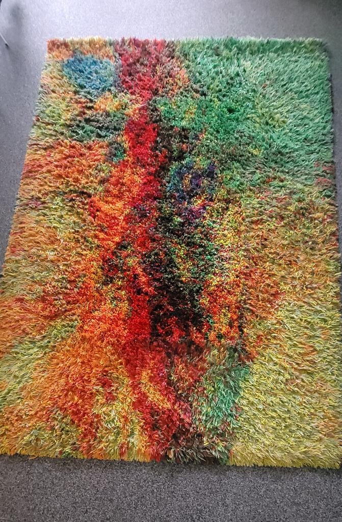 Kleurrijk vloerkleed, Ophalen, Gebruikt, 150 tot 200 cm, 200 cm of meer