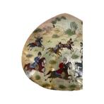 Coquillage décoratif à motif persan : Cavaliers à cheval, Antiquités & Art, Enlèvement ou Envoi