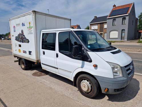 Ford Tranzit 2.4D DubbelCabine MEUBELBAK / LIFT, Auto's, Bestelwagens en Lichte vracht, Bedrijf, Te koop, Ford, Diesel, Ophalen