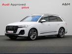 Audi Q7 Q7 55 TFSI e Quattro PHEV S line Tiptronic (290 kW), Auto's, Audi, Automaat, Wit, 31 g/km, Q7