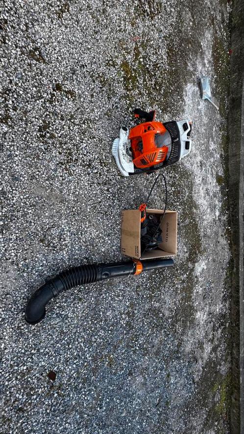 Souffleur Stihl pour pieces, Tuin en Terras, Bladblazers, Gebruikt, Ruggedragen, Benzine, Met zuigfunctie, Ophalen