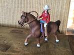 Schleich paard met ruiter, Verzamelen, Dierenverzamelingen, Ophalen of Verzenden, Zo goed als nieuw, Paard