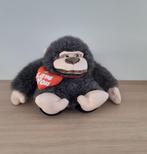 Knuffelbeer Gorilla met hartje 'I love you' (20 cm), Ophalen of Verzenden, Zo goed als nieuw