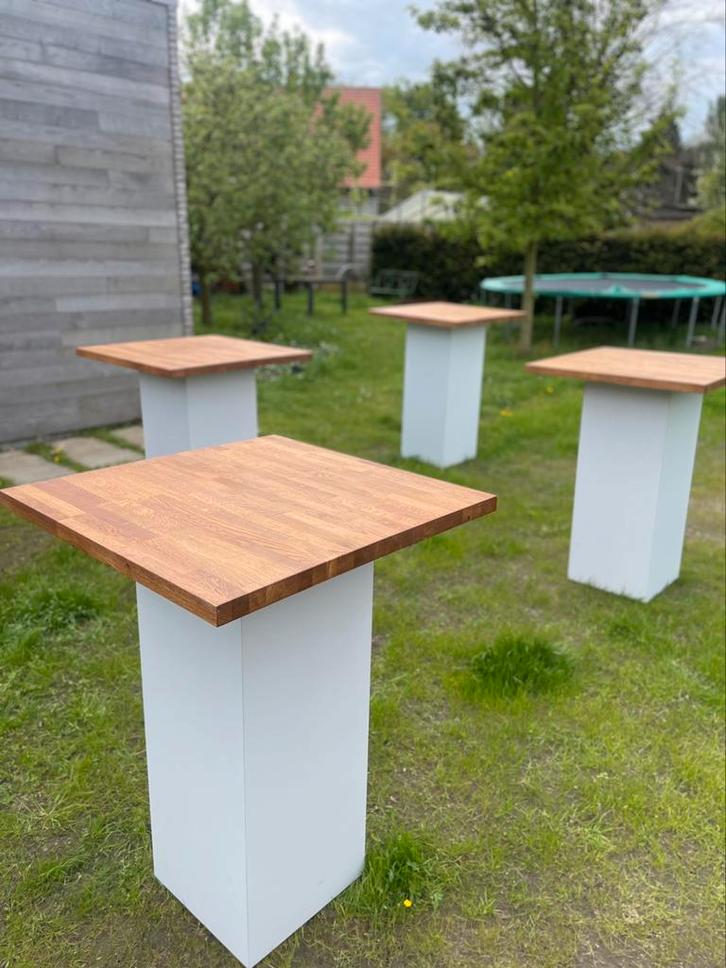 restauranttafel 4 stuks, Huis en Inrichting, Tafels | Eettafels, Zo goed als nieuw, 50 tot 100 cm, 50 tot 100 cm, Vier personen