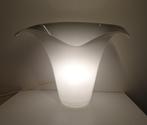 GROTE EFFERTE ITALY MURANO GLAZEN TAFEL LAMP VINTAGE 1970s, Antiek en Kunst, Ophalen