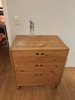 Houten laden kast, Huis en Inrichting, Ophalen, Gebruikt, Overige houtsoorten, Met lade(s)