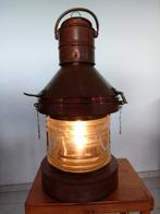 Zeer grote antieke scheepslamp, Ophalen of Verzenden