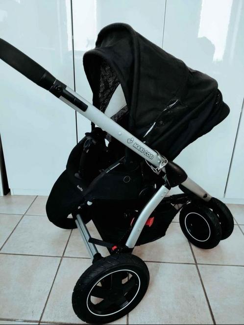 Poussette trio Maxi Cosi Mura 3 Black Raven, Kinderen en Baby's, Kinderwagens en Combinaties, Zo goed als nieuw, Kinderwagen, Maxi-Cosi