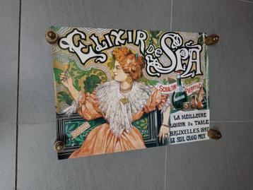 Affiche : Elixir de Spa     disponible aux enchères