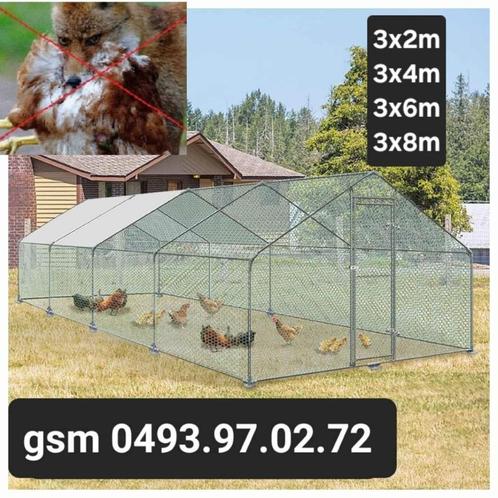 kippenrennen NIEUW  incl draad en dakje, Dieren en Toebehoren, Pluimvee | Toebehoren, Nieuw, Ophalen