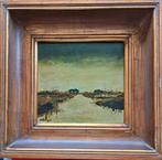 CLAEYS Albert "Leiezicht " olie op doek op paneel, Enlèvement ou Envoi