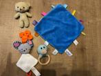 Set 4 speeltjes baby, Kinderen en Baby's, Speelgoed | Babyspeelgoed, Ophalen of Verzenden, Zo goed als nieuw, Rammelaar