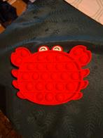 Pop it fitged Toy in de vorm van een krab, Ophalen of Verzenden, Zo goed als nieuw, Jongen of Meisje