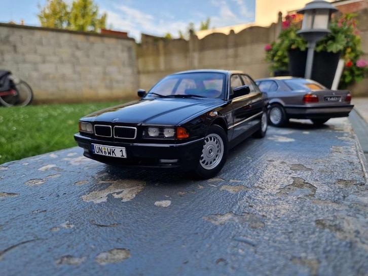 BMW 740i E38 Noir - Échelle 1/18 - LIMITED - PRIX : 89€, Hobby en Vrije tijd, Modelauto's | 1:18, Nieuw, Auto, Overige merken