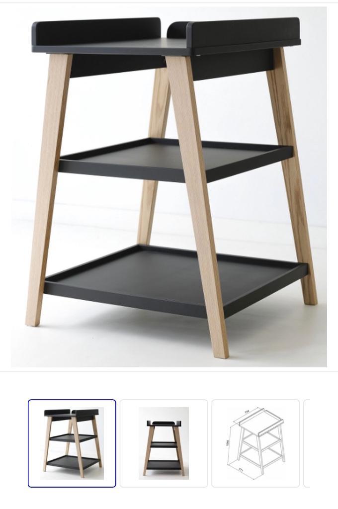 verzorgingstafel merk Quax zwart, Kinderen en Baby's, Badjes en Verzorging, Zo goed als nieuw, Overige typen, Overige merken, Ophalen