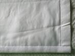 store wit gevoerd met zwaartelat en tiges, Huis en Inrichting, Stoffering | Gordijnen en Lamellen, 200 cm of meer, Wit, 150 tot 200 cm