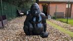 Grote zwarte gorilla – eyecatcher  tuin of in interieur, Ophalen