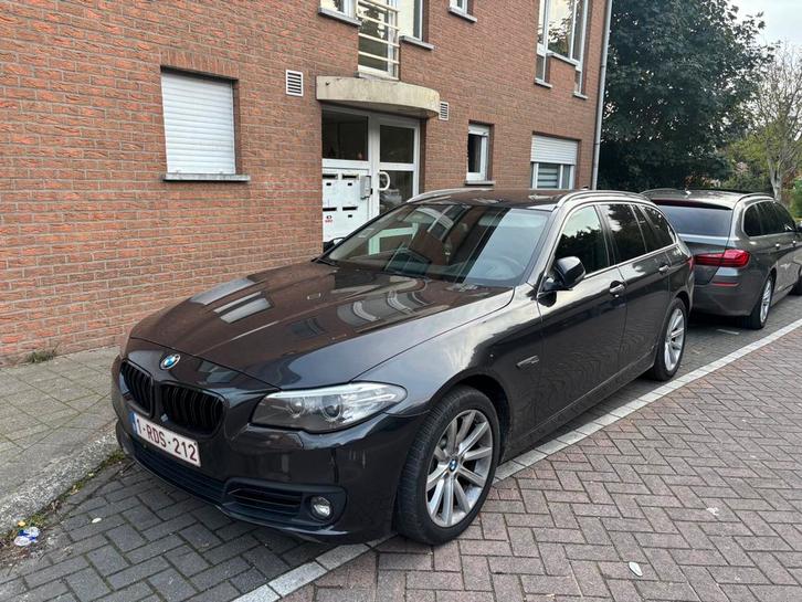 Bmw 518d euro 6 fulloptie!!, Auto's, BMW, Particulier, 5 Reeks, Navigatiesysteem, Diesel, Euro 6, Break, 5 deurs, Automaat, Leder