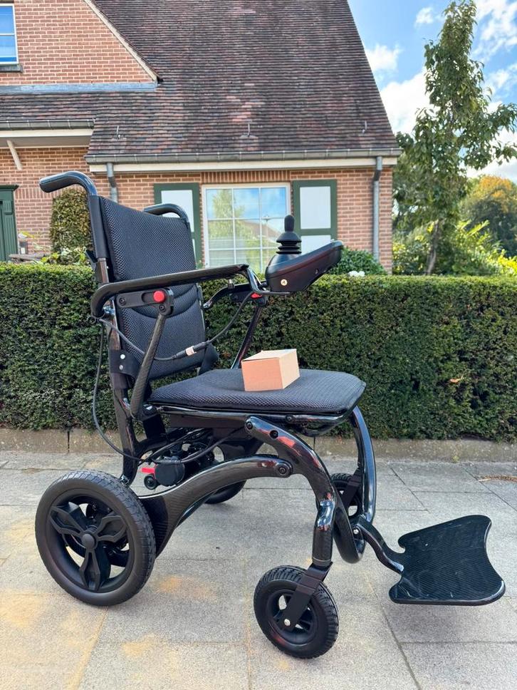 Ultralicht Carbon Frame Rolwagen Elektrische rolstoel, Diversen, Rolstoelen, Nieuw, Elektrische rolstoel, Inklapbaar, Ophalen of Verzenden