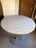 Hoge ronde tafel, Huis en Inrichting, Keuken | Keukenelementen, Minder dan 100 cm, Bruin, Zo goed als nieuw, Ophalen