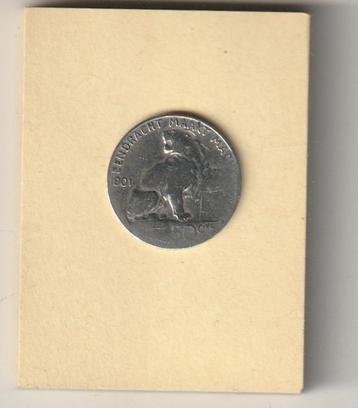 Munt van 1901 Vl leopold II in het zilver ,, zie foto"s ,,oo beschikbaar voor biedingen