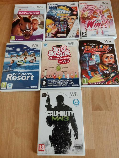 7 wii spelletjes, Games en Spelcomputers, Games | Nintendo Wii, Zo goed als nieuw, Ophalen of Verzenden
