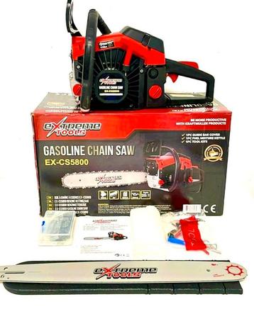 Scie à chaîne professionnelle puissante 58cc, Enlèvement ou Envoi, Neuf