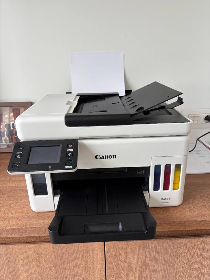 Canon MAXIFY GX6050 Inkjetprinter, Computers en Software, Printers, Gebruikt, All-in-one, Inkjetprinter, Kleur printen, Kopieren